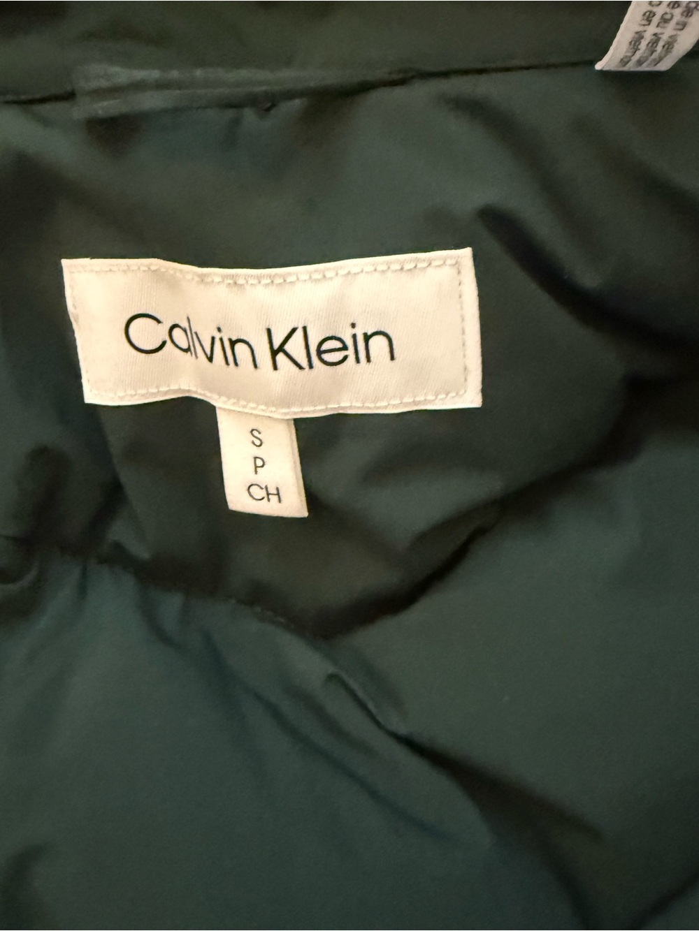 Calvin Klein Kids Forest Green Puffer Jacket
